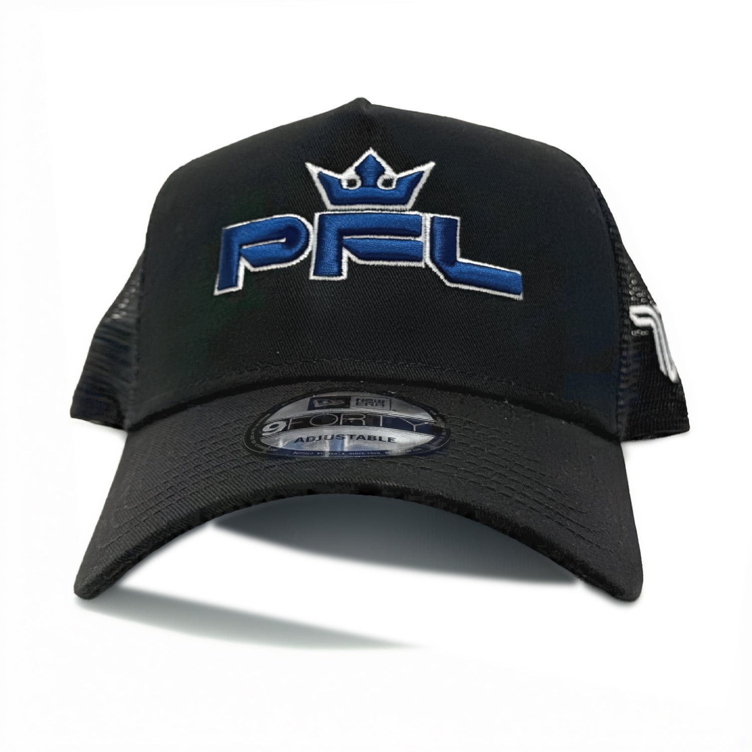 Black Takedown New Era Curved Snapback - Navy Logo