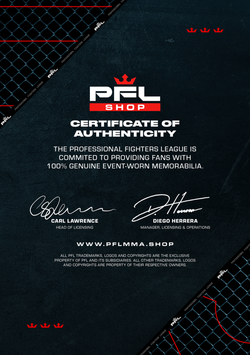 Adam Borics Signed Fight Worn Shorts