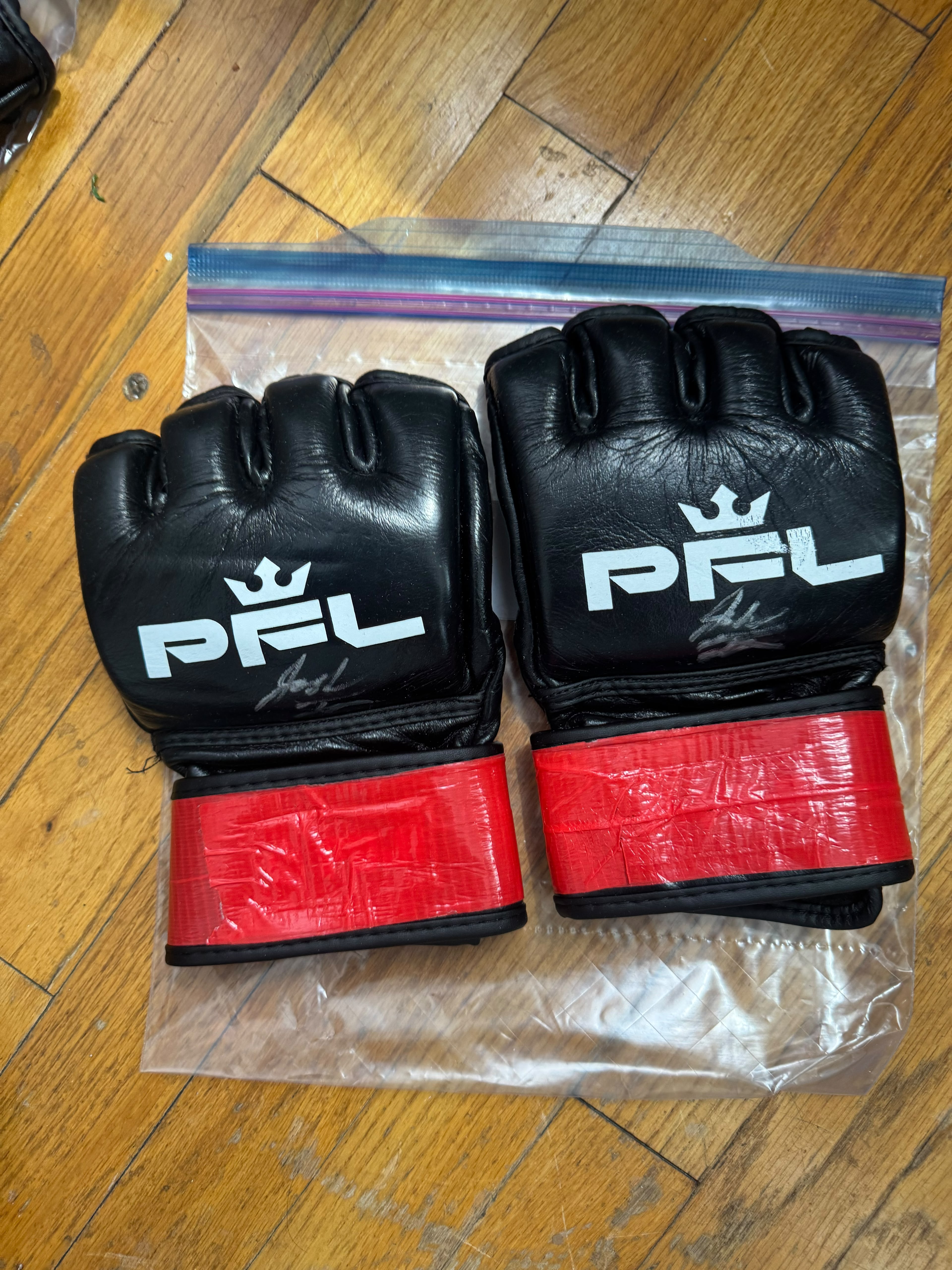 Josh Fremd Signed Fight Worn Gloves Charlotte 2026