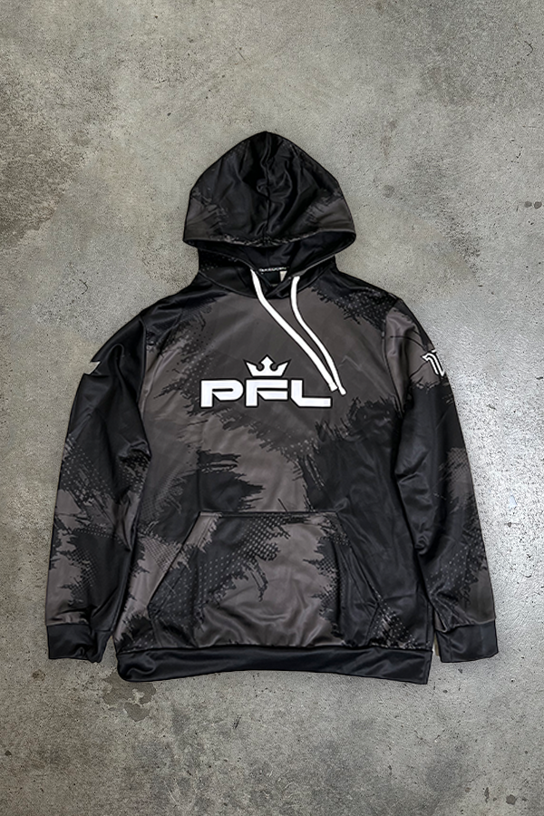 Kaos Camo Fighter Hoodie - Black