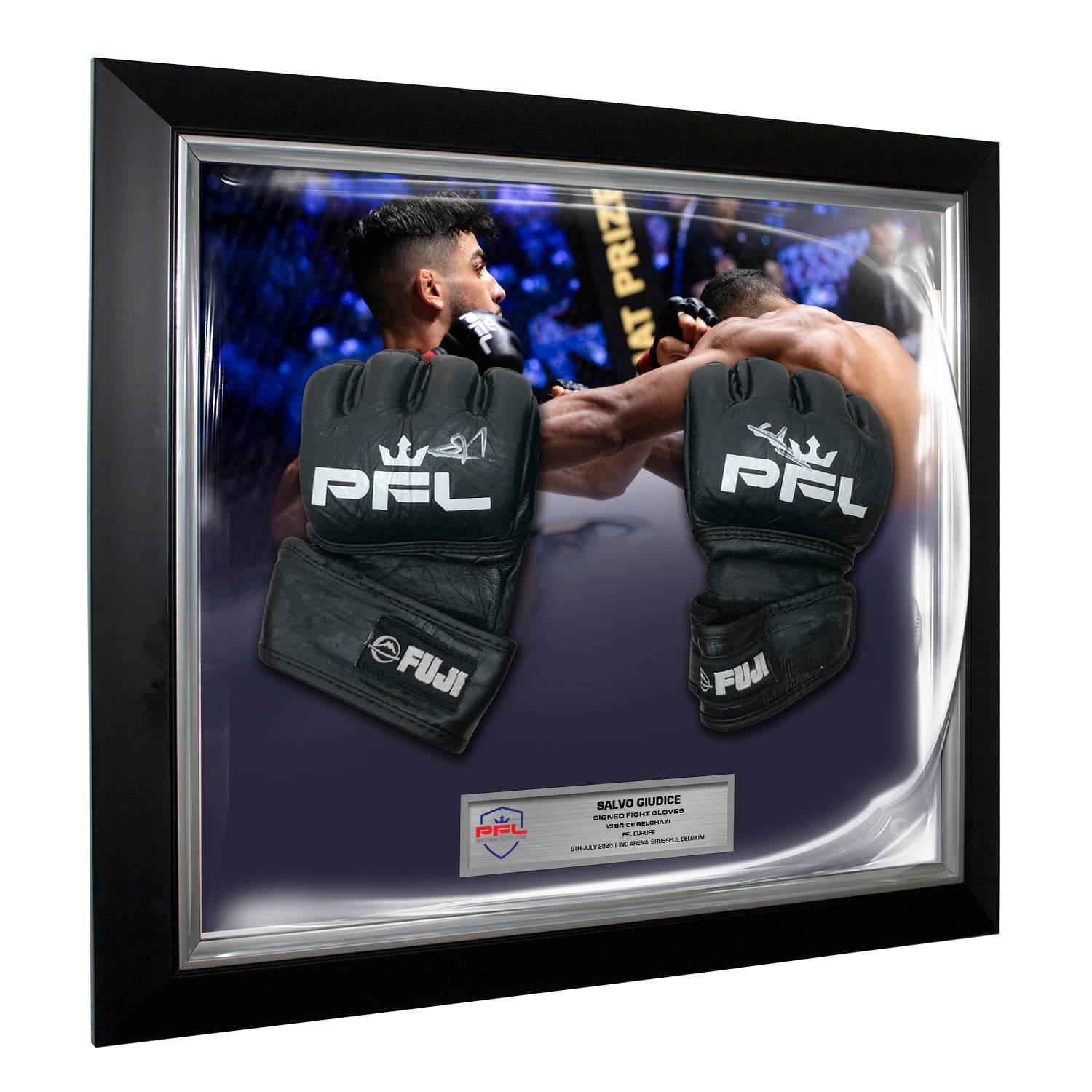 Salvo Giudice Signed Fight Worn Gloves