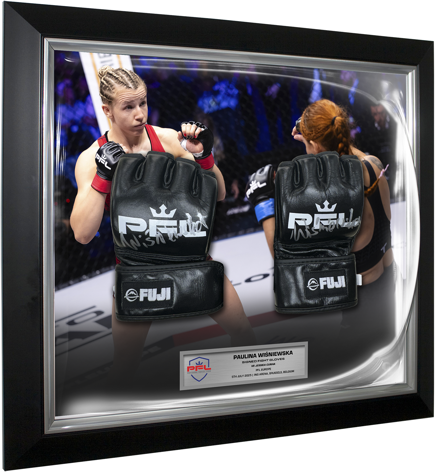 Paulina Wiśniewska Signed Fight Worn Gloves