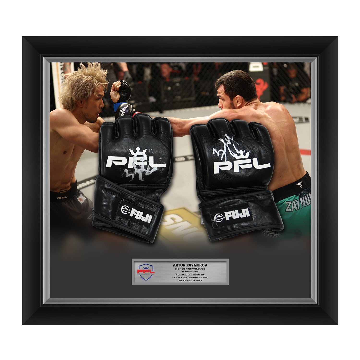 Artur Zaynukov Signed Fight Worn Gloves