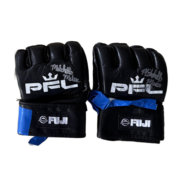 Mitch McKee Signed Fight Worn Gloves Chicago 2026