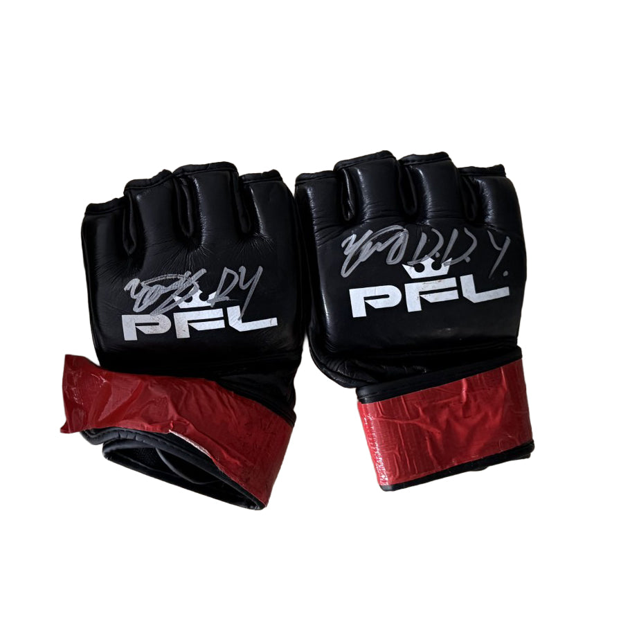 Dovlet Yagshimuradov Signed Fight Worn Gloves Belfast 2026