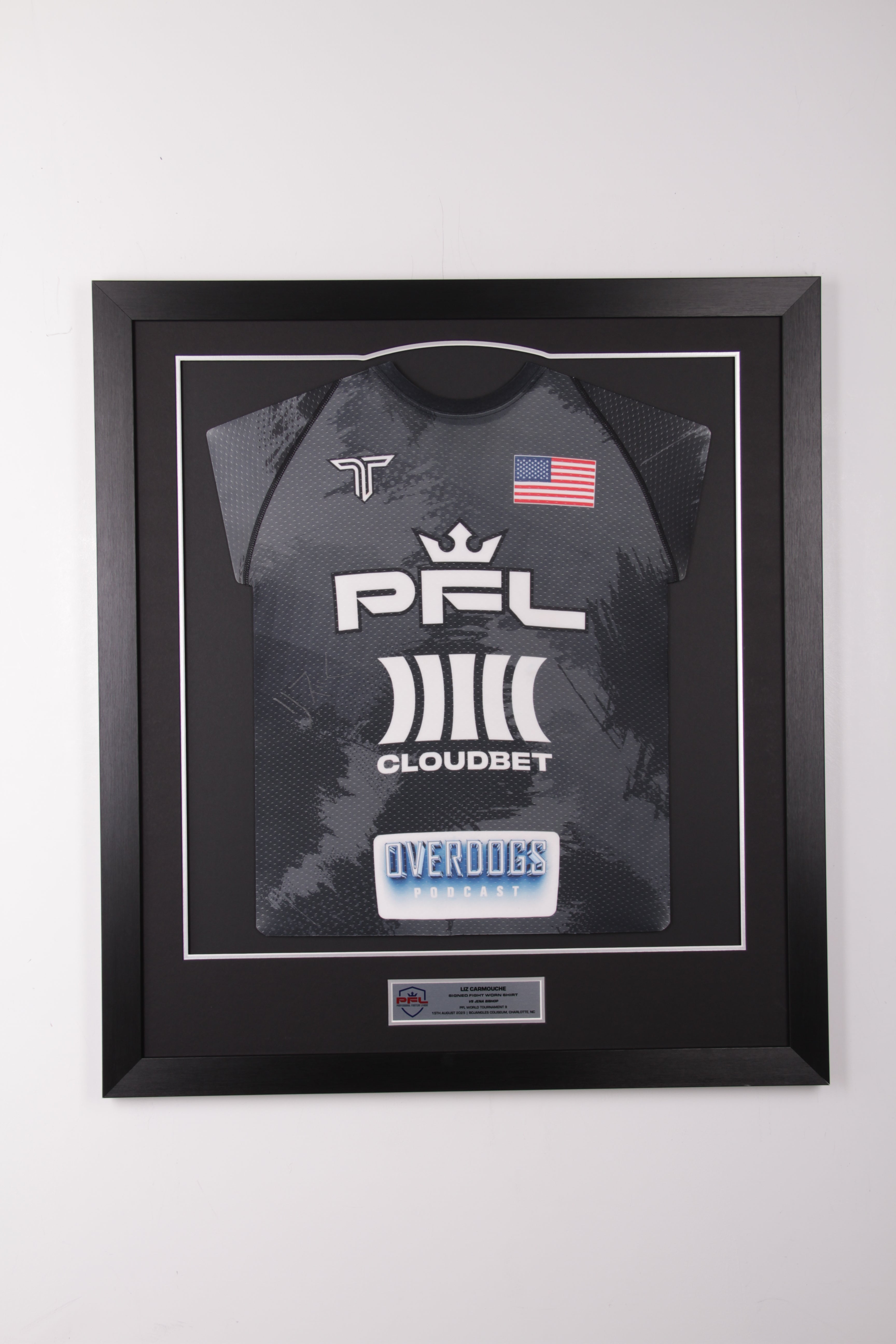 Liz Carmouche Signed Fight Worn Shirt
