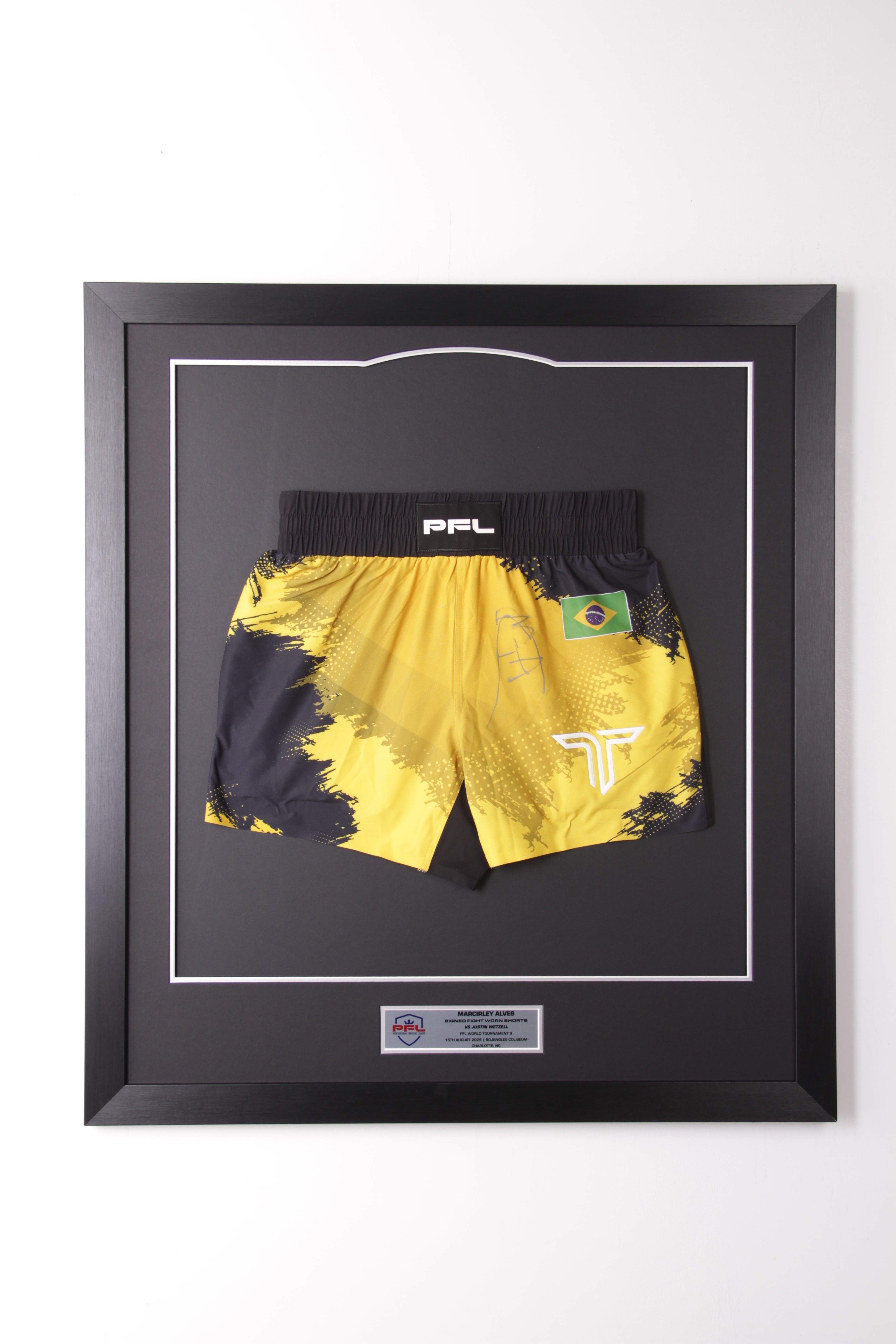 Marcirley Alves Signed Fight Worn Shorts