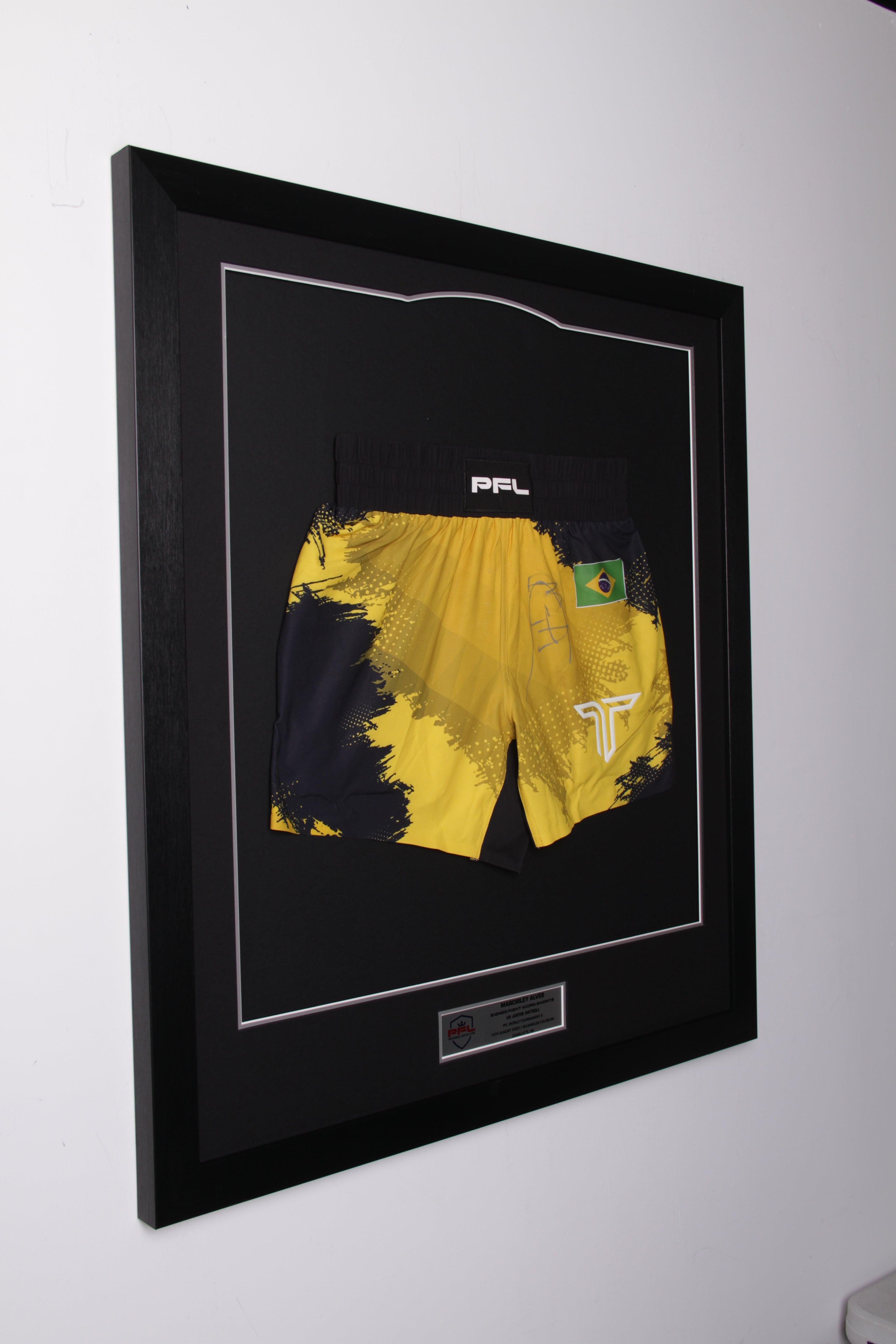 Marcirley Alves Signed Fight Worn Shorts