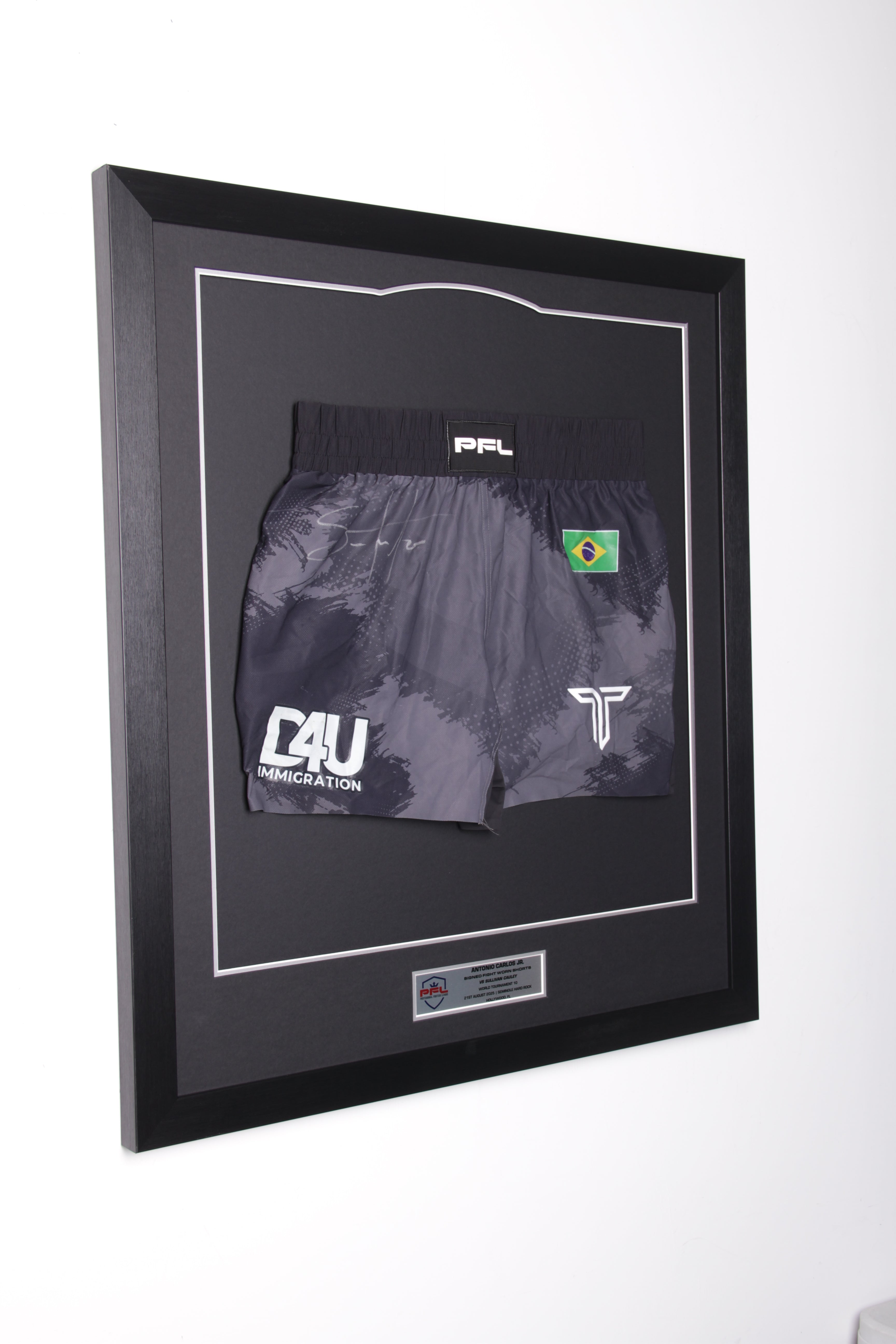 Antonio Carlos Jr. Signed Fight Worn Shorts