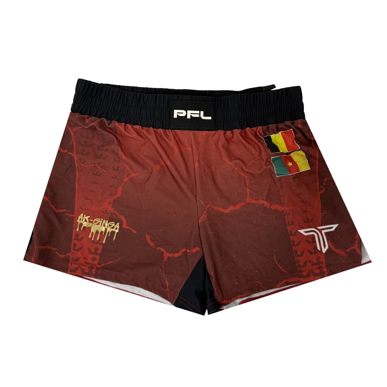 Boris Atangana Signed Fight Worn Shorts Brussels 2026