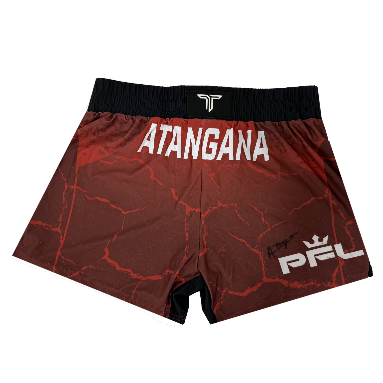 Boris Atangana Signed Fight Worn Shorts Brussels 2026