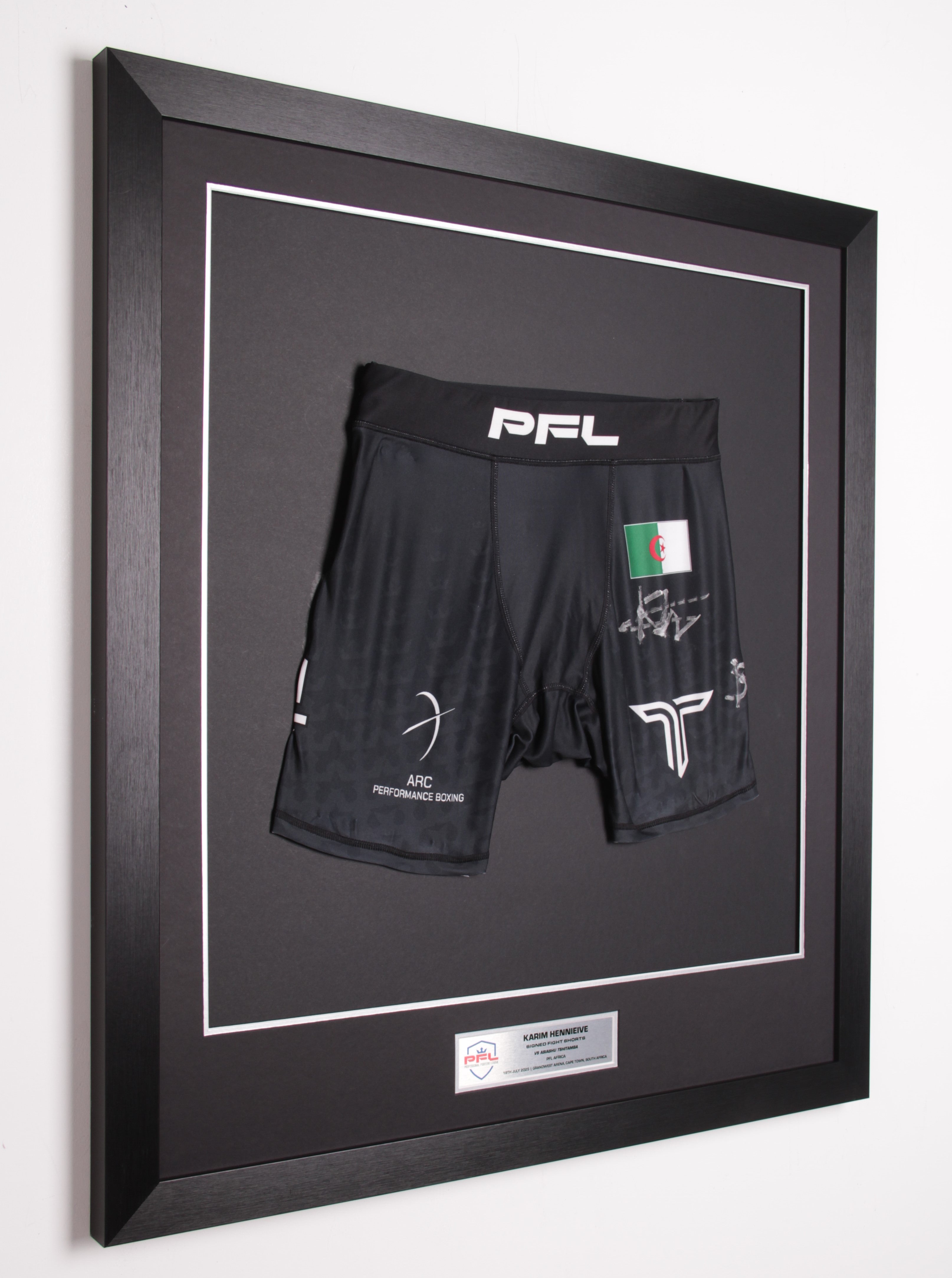 Karim Henniene Signed Fight Worn Shorts