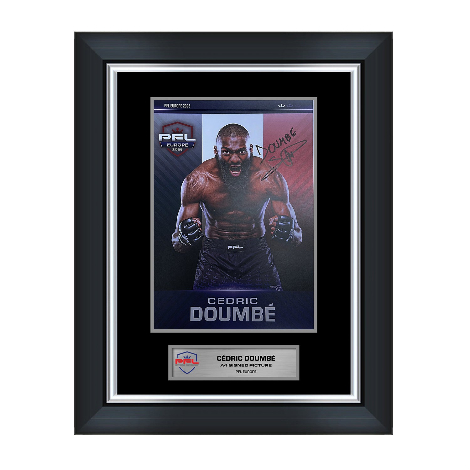 Cédric Doumbé A4 Signed Picture
