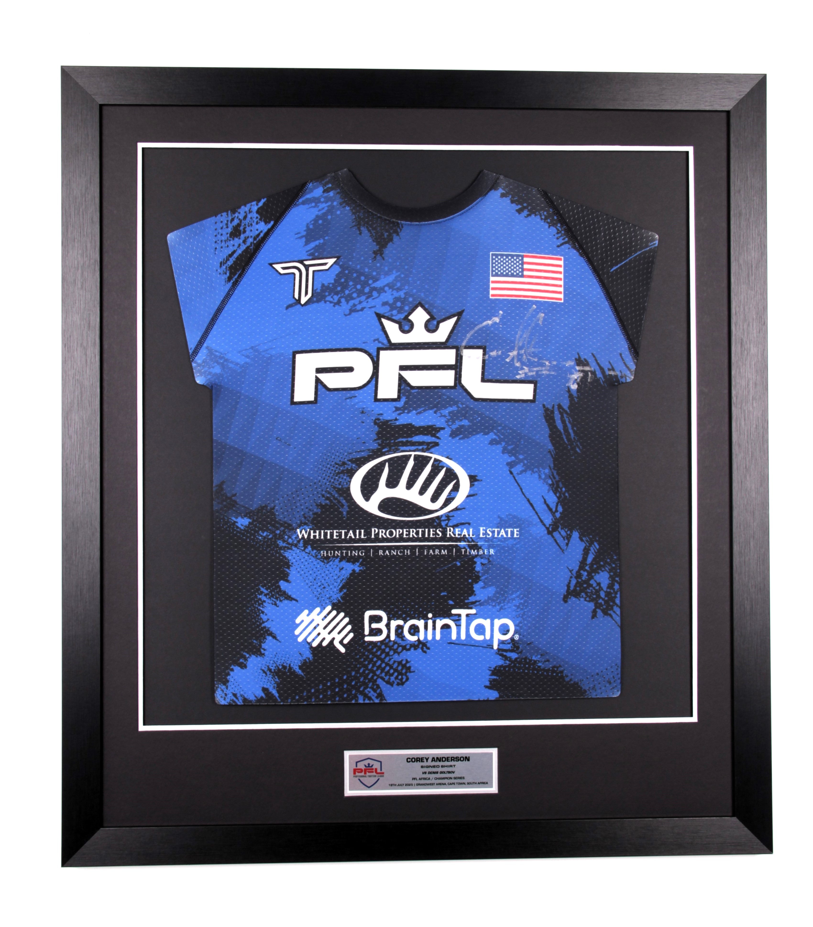 Corey Anderson Signed Fight Worn Shirt
