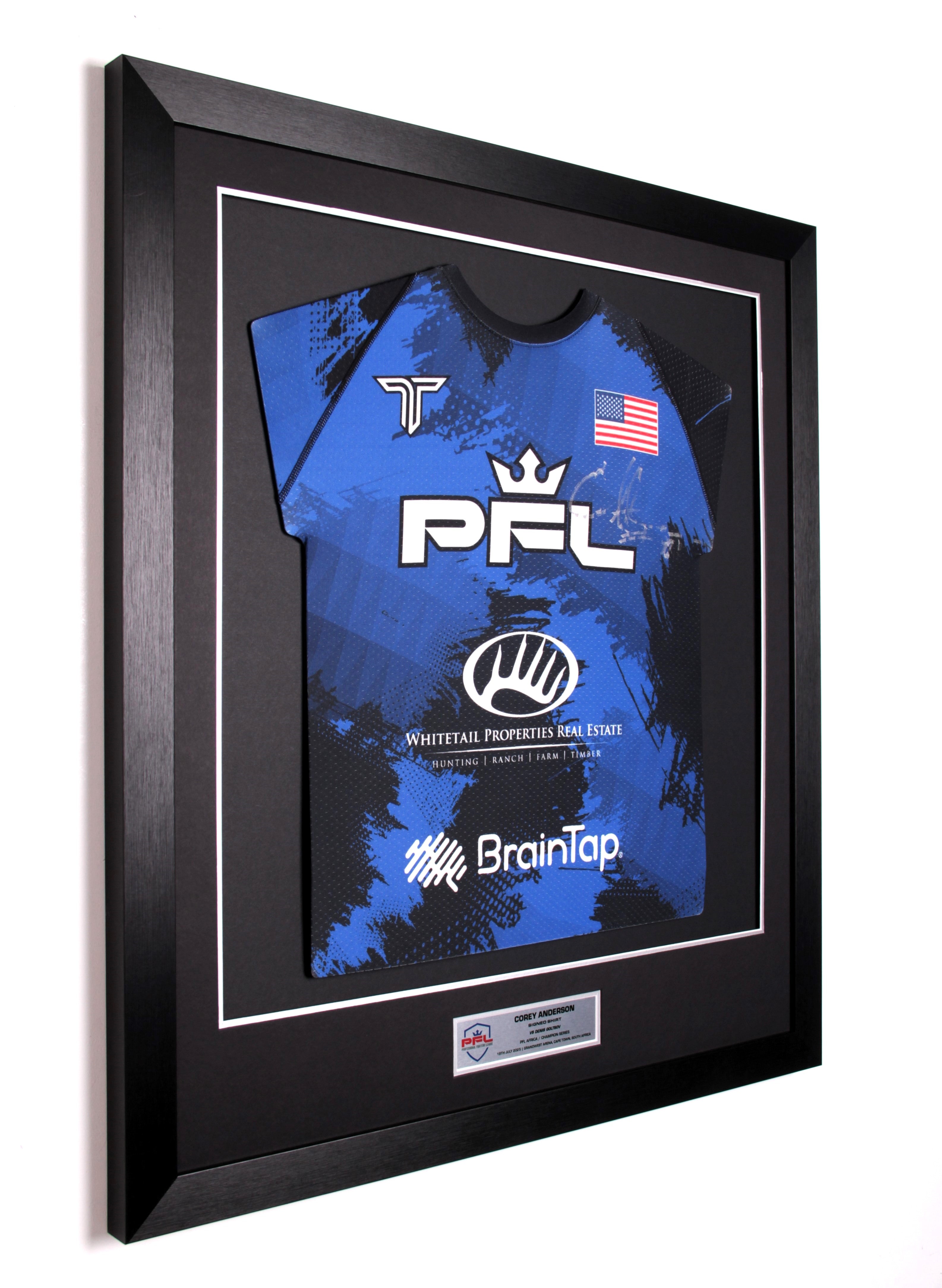 Corey Anderson Signed Fight Worn Shirt