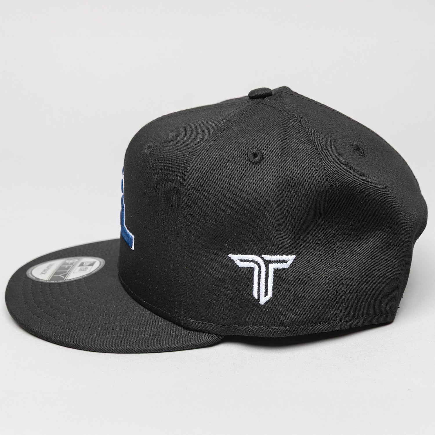 Black New Era Snapback - Navy Logo