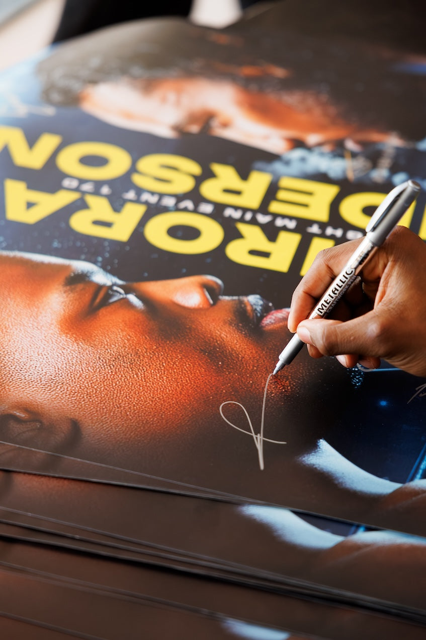 PFL Brussels Signed Event Poster 2026