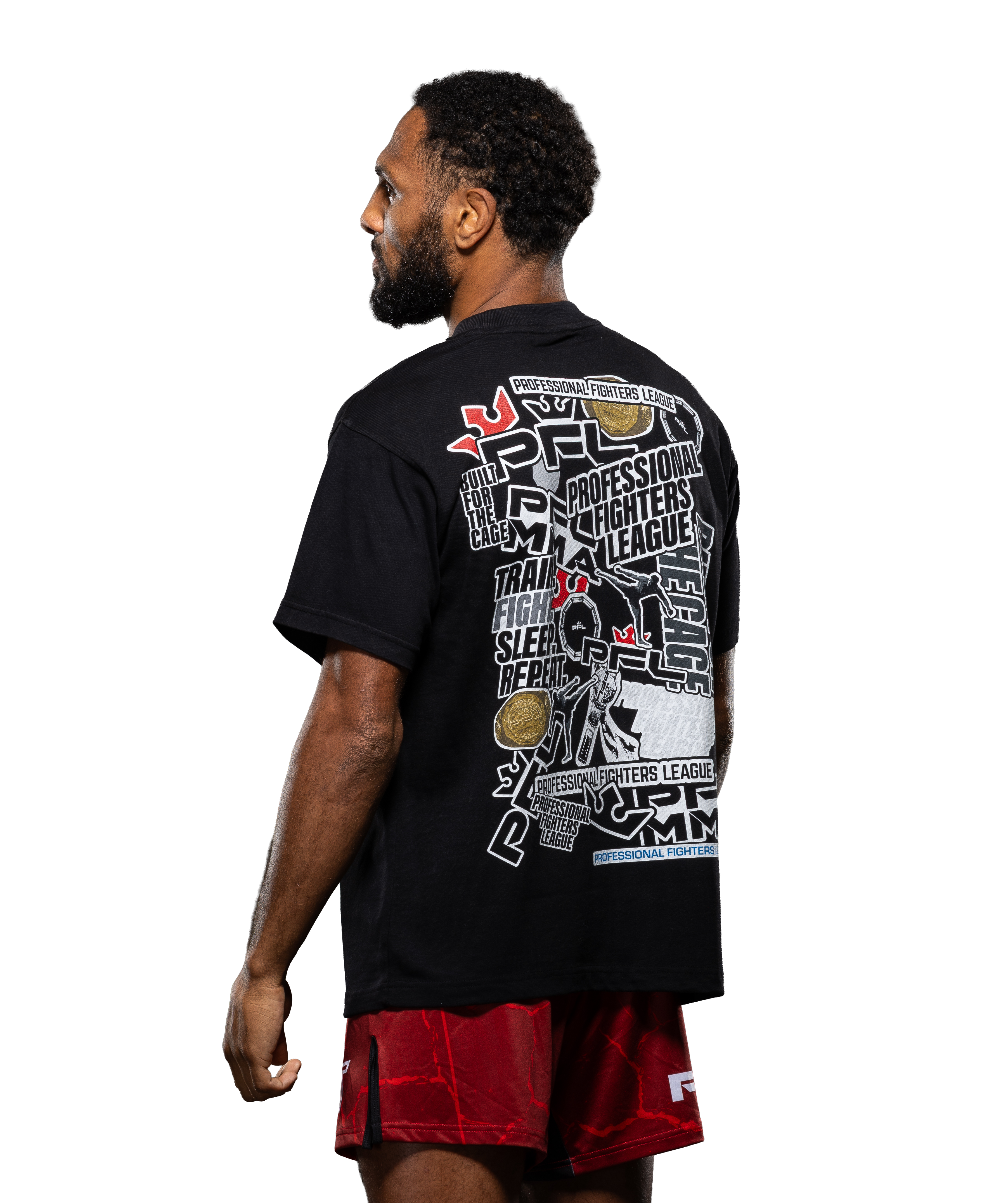 Sticker Bomb - Oversized T-Shirt - Black - Premium Range