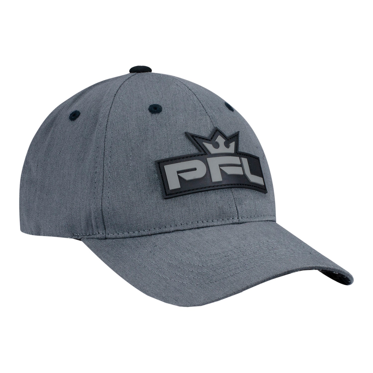 PFL Grey Curved Bill Snapback Hat