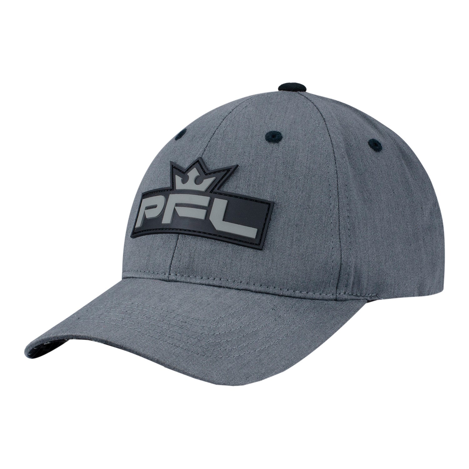 PFL Grey Curved Bill Snapback Hat