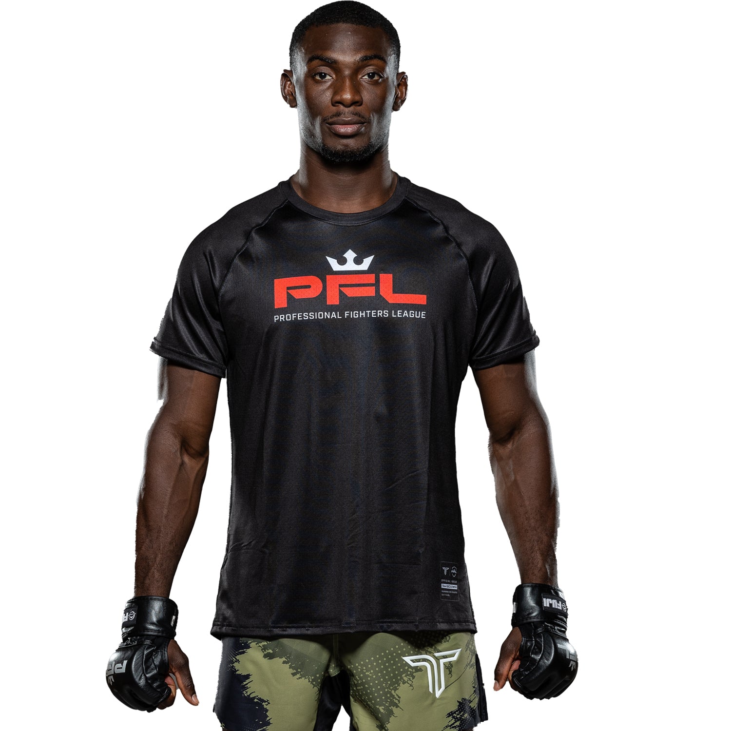 Cornermen Raglan Top Red Logo - Black