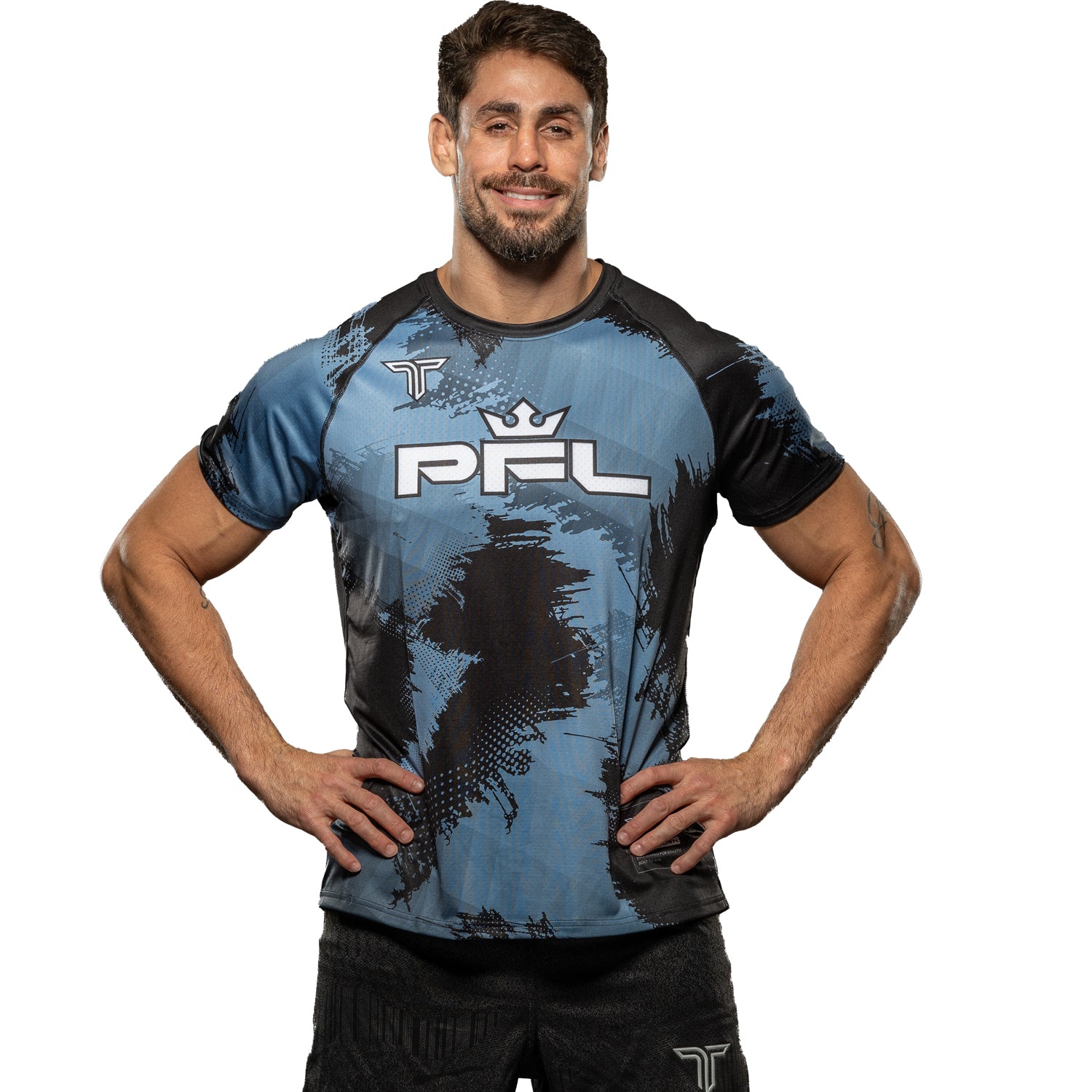 Kaos Camo Walkout Top - Slate Blue